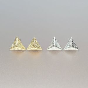 Triangular Pyramid Earrings - 1 Pair